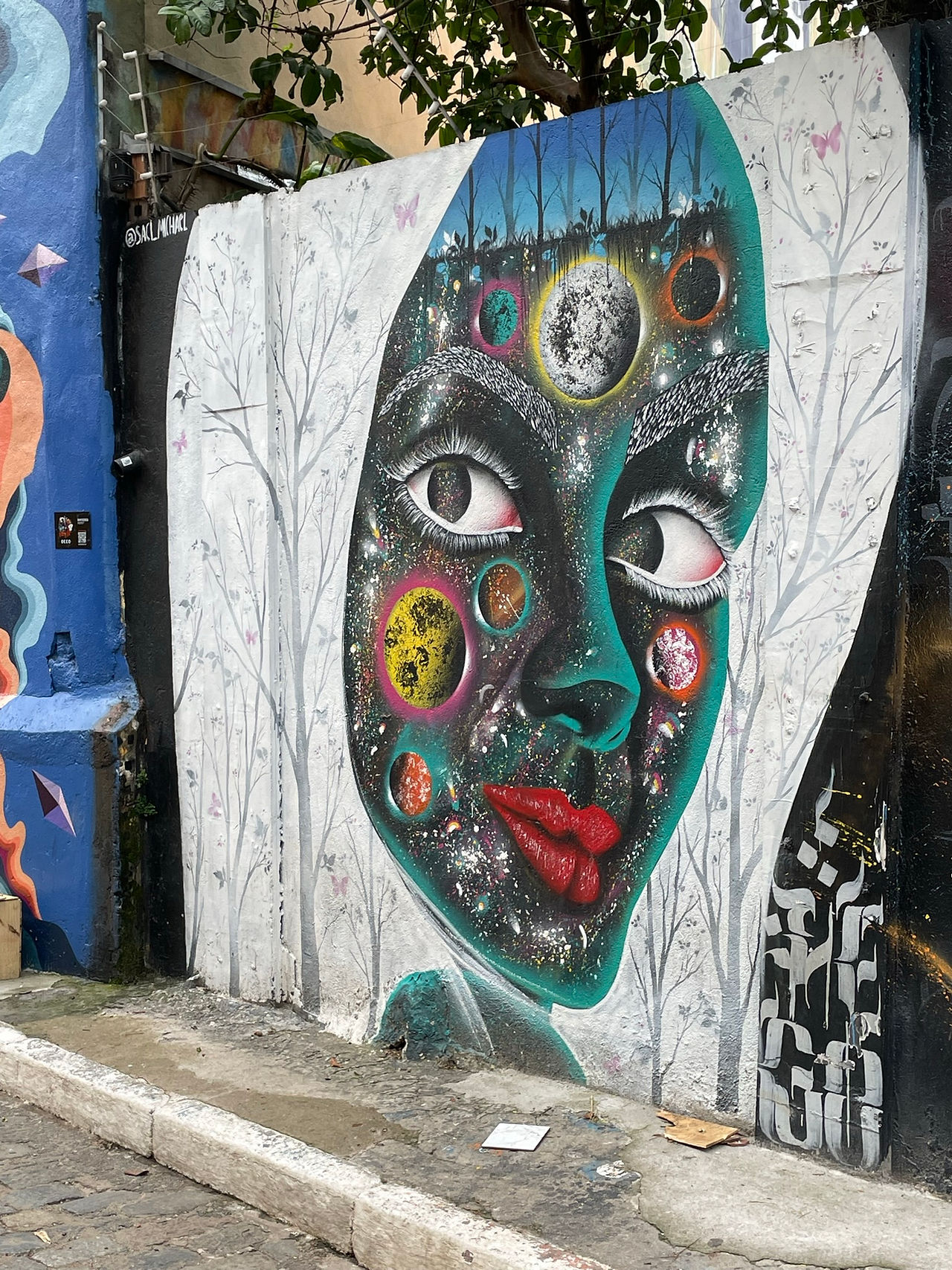 Beco do Batman (Batman's Alley) in São Paulo, Brazil
