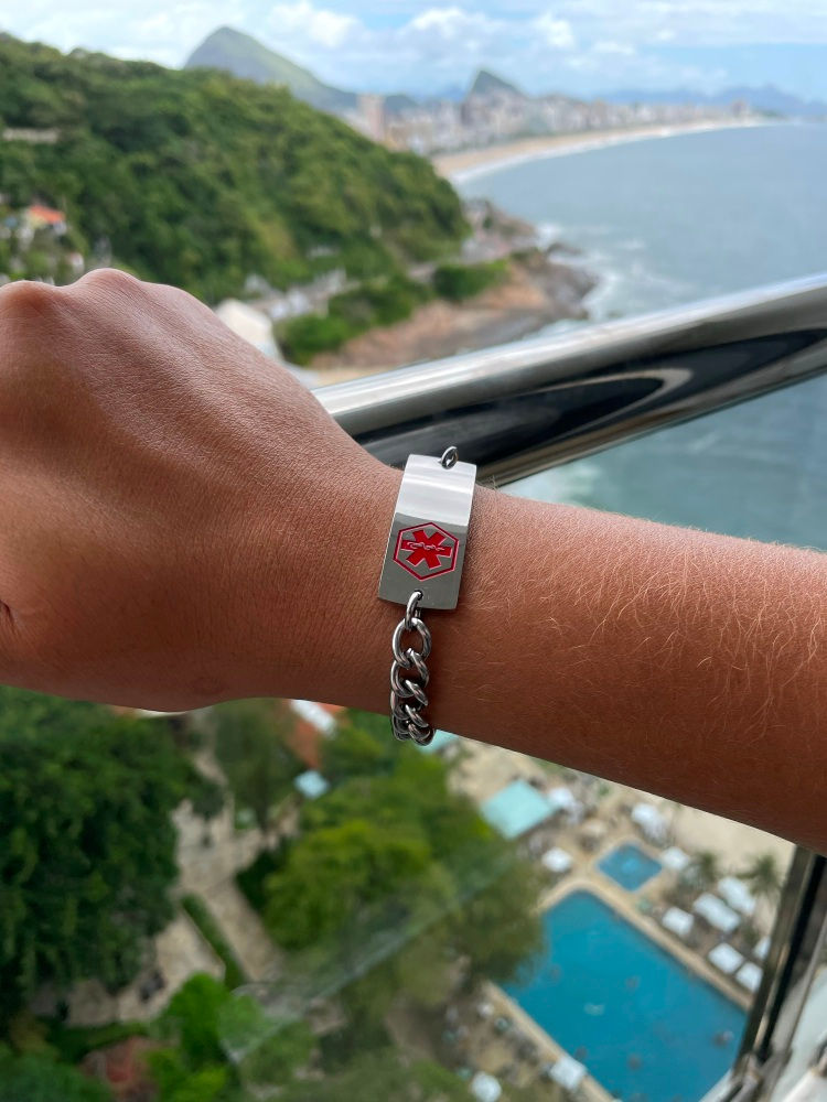 Elegant Medical Alert bracelet