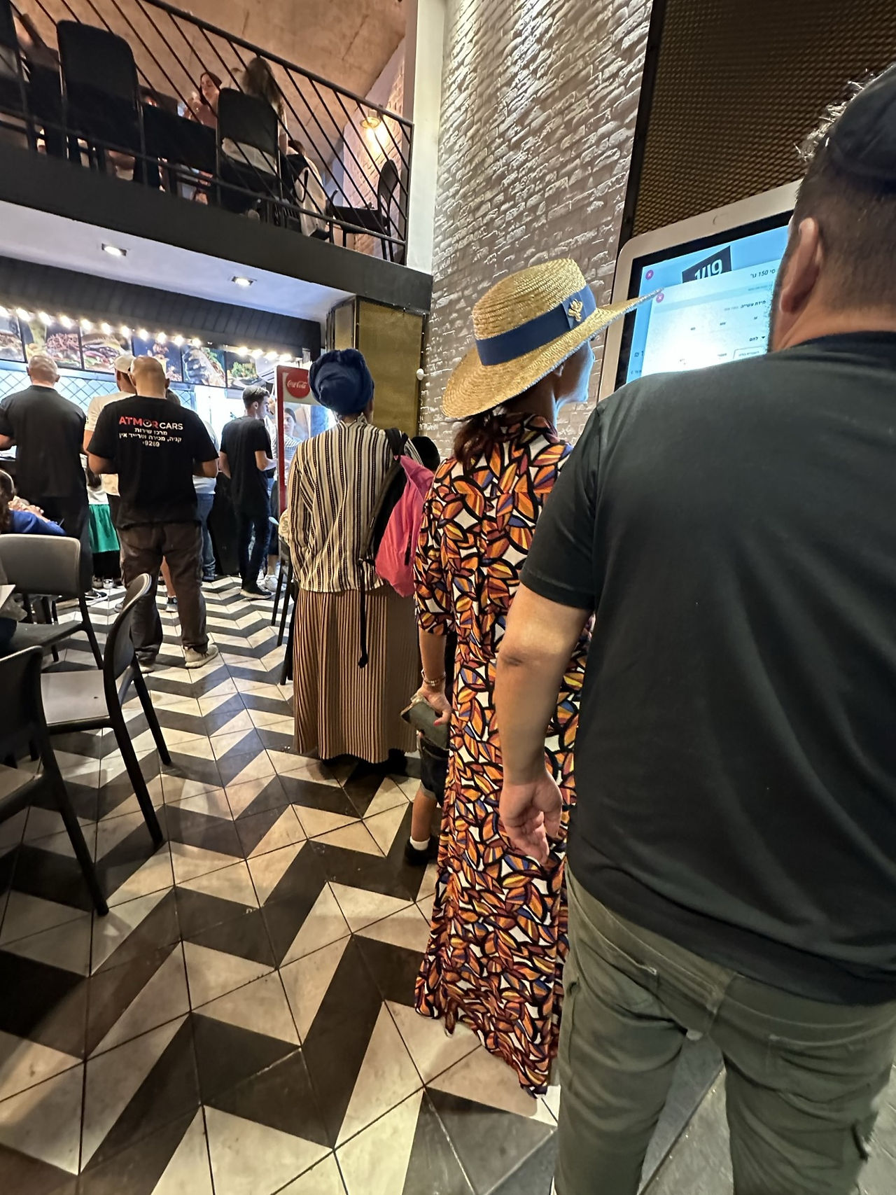 Burgers Bar Kosher Restaurant on Jaffa Street in Jerusalem, Israel