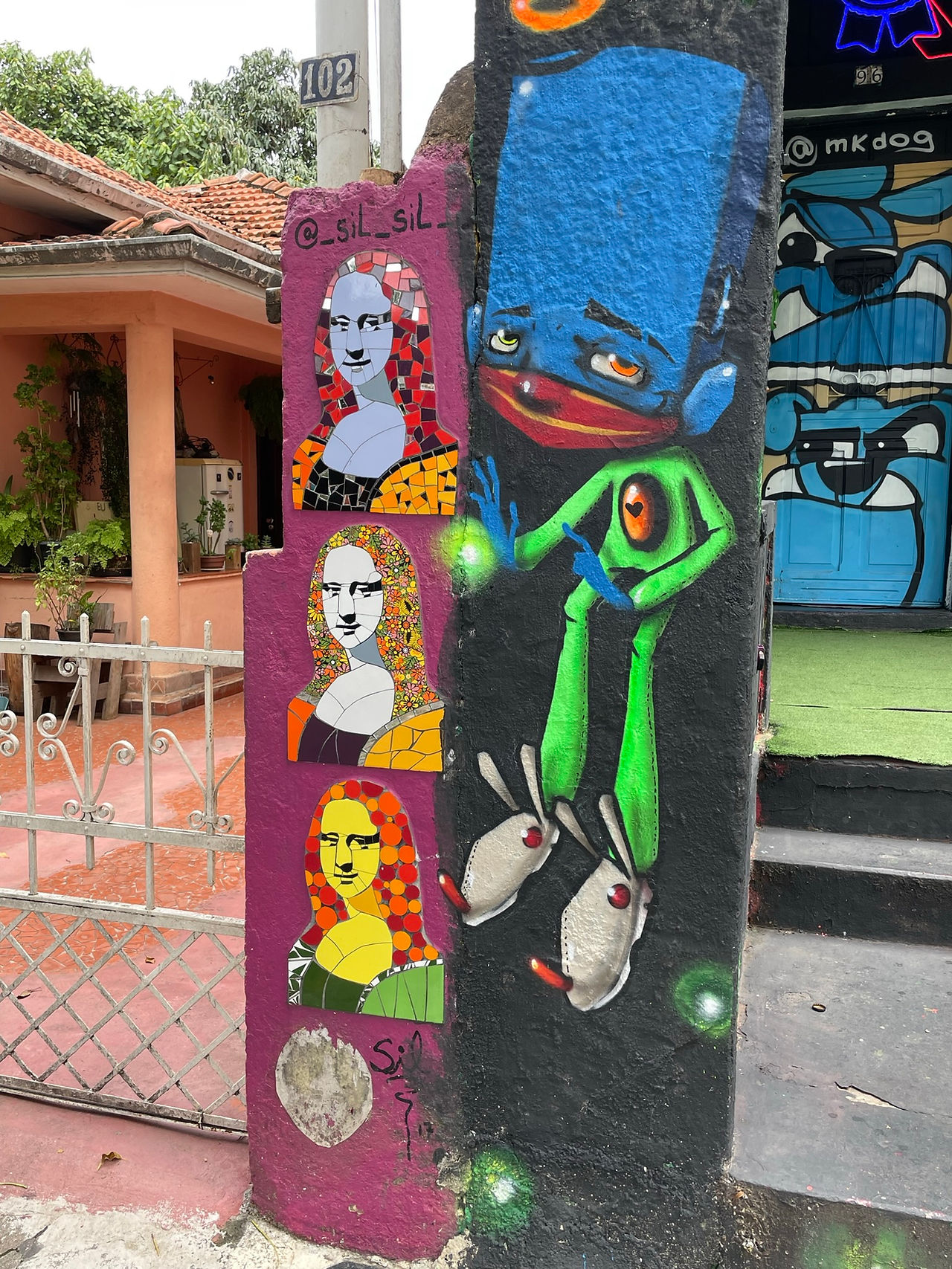 Beco do Batman (Batman's Alley) in São Paulo, Brazil