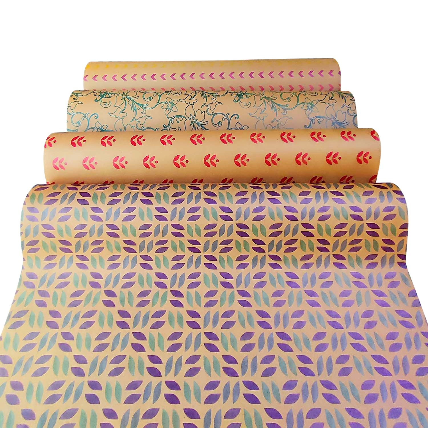 PackMate Gift Wrapping Paper (Pack of 4 Sheets)