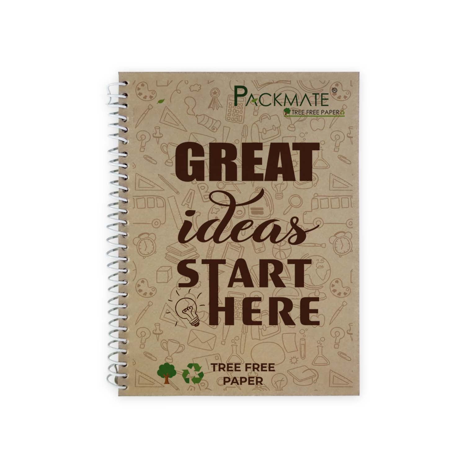 PackMate Spiral Notebook - (Pack of 5 Notebooks)