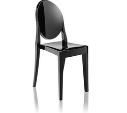 Black ghost chair