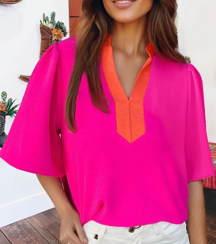 Pretty in Pink Blouse