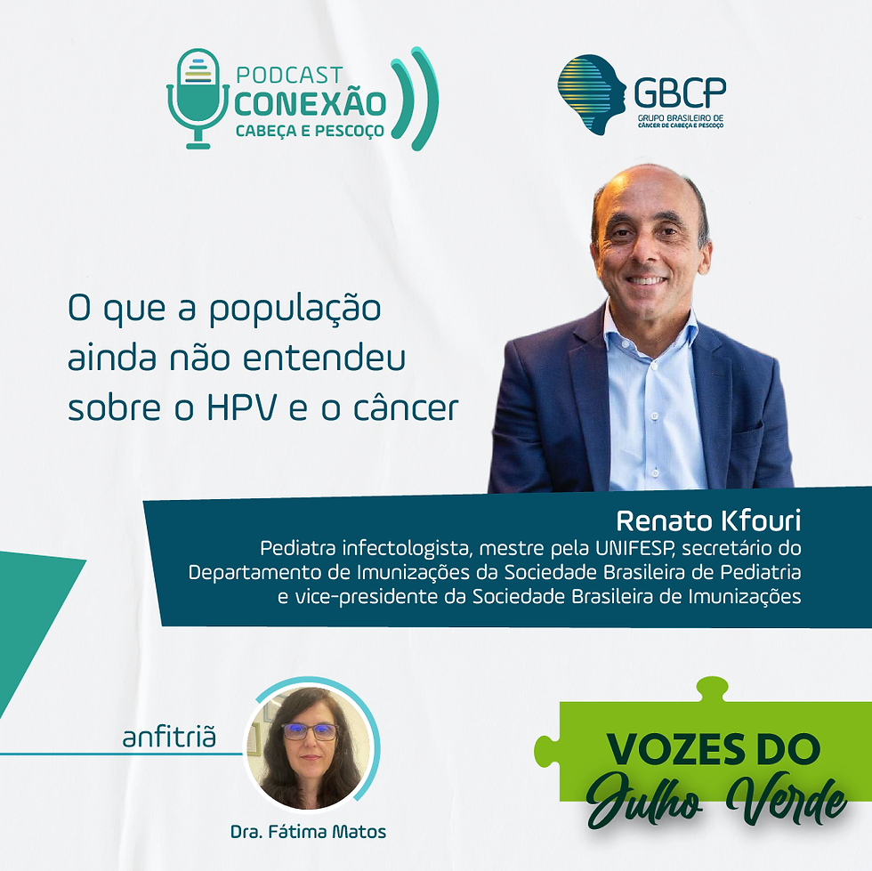 Vacina contra HPV pode prevenir câncer de orofaringe e outros tumores relacionados ao vírus
