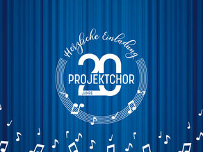 Projektchor-Jubiläumskonzert