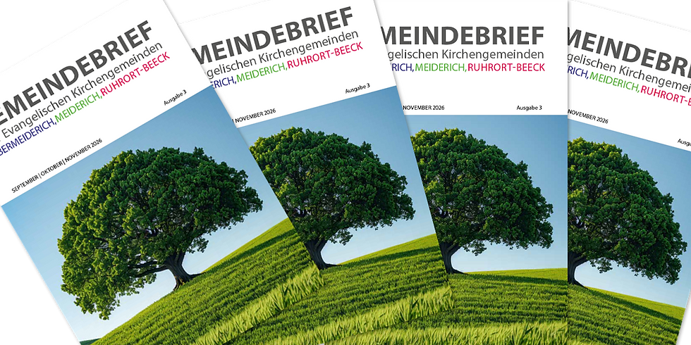 Der neue Gemeindebrief ist da