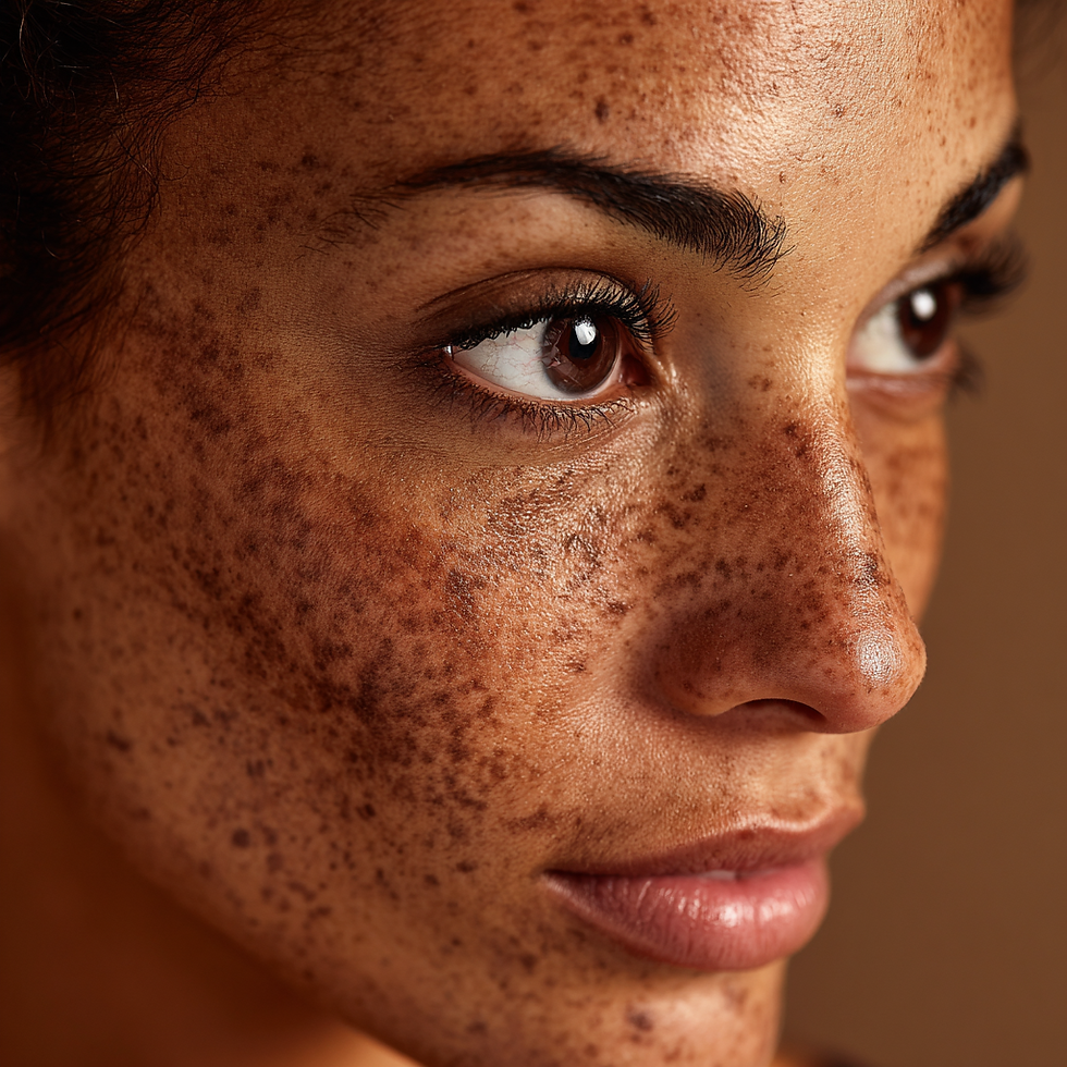 Picture of a women facing Hyperpigmentation.