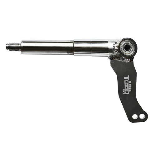 Fusello sterzo Maranello KF 10-25 RX2 completo, versione D, lato sinistro, con perno cromato a gradini e braccio sterzo nero