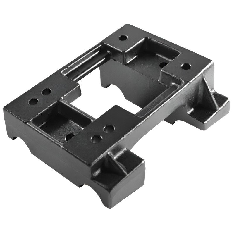 Piastra motore 30 magnesio forata Maranello, colore nero