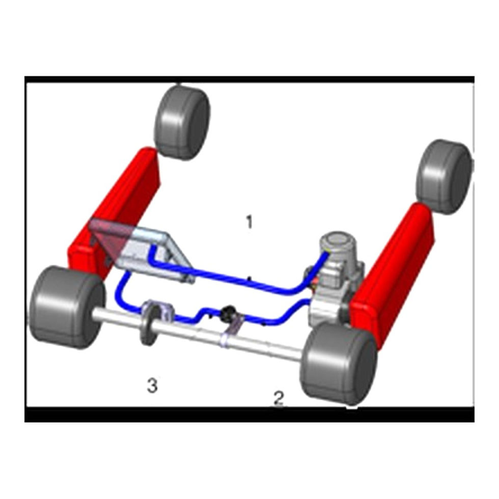 Kit Tubi KZ / OK / OK-N con Tubo Silicone (cod. N-L 527) – ricambio Radiatori New-Line Racing per kart, TKS RaceLab