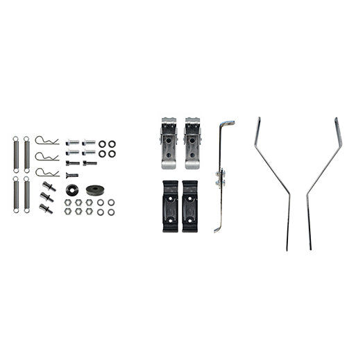 Kit supporti e viti carrozzeria modello NA3 CIK-FIA, con staffe e bulloneria, ricambio Maranello