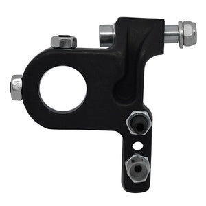 Kit attacco leva frizione nero Maranello Kart, attacco leva frizione in nylon nero con boccola e viti di regolazione