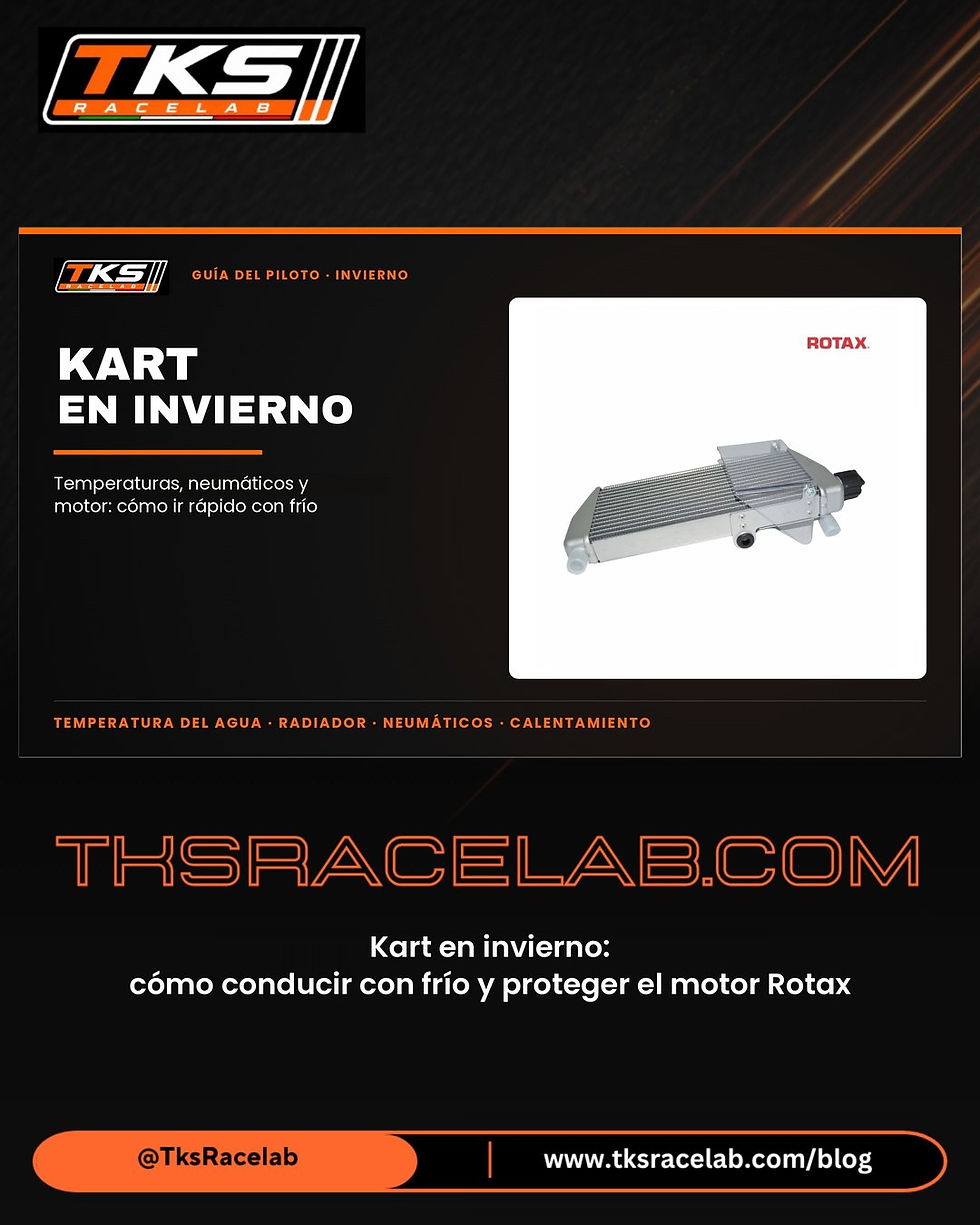 Portada TKS RaceLab: kart en invierno, cómo conducir y gestionar el motor con frío