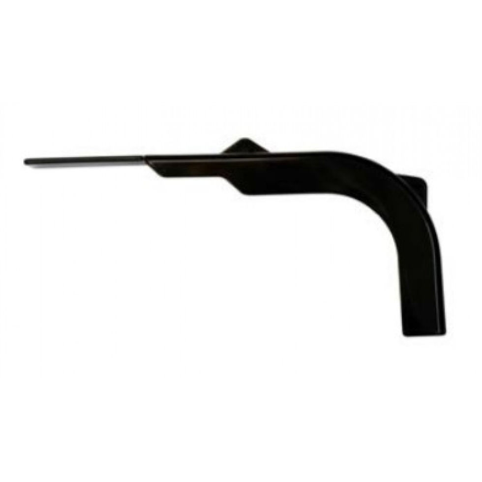 Paracatena KZ sgancio rapido Maranello, componente curvo in materiale plastico nero