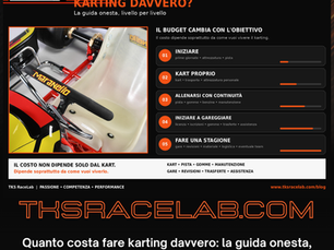 Quanto costa fare karting davvero: la guida onesta, livello per livello