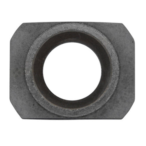 Caster piastrina alta B Maranello, piastra metallica quadrata con foro centrale rotondo.