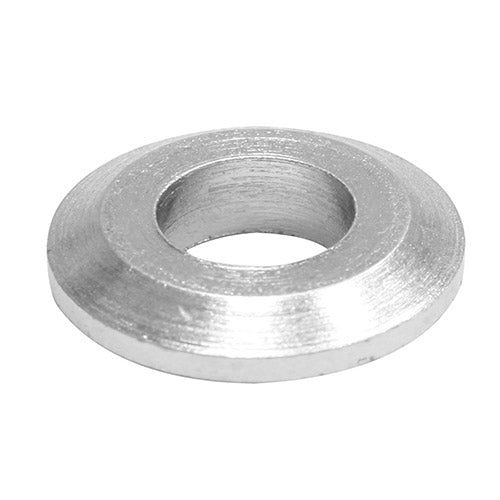 Spessore conico in metallo per fusello Maranello, foro centrale e profilo rastremato, misura 8,5-18x4.