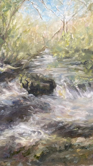 Aira Force Waterfall 
Lake District
Oil on canvas 20"x 30"
