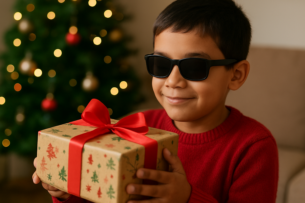 INCI lanza campaña navideña para llevar regalos a niños con discapacidad visual