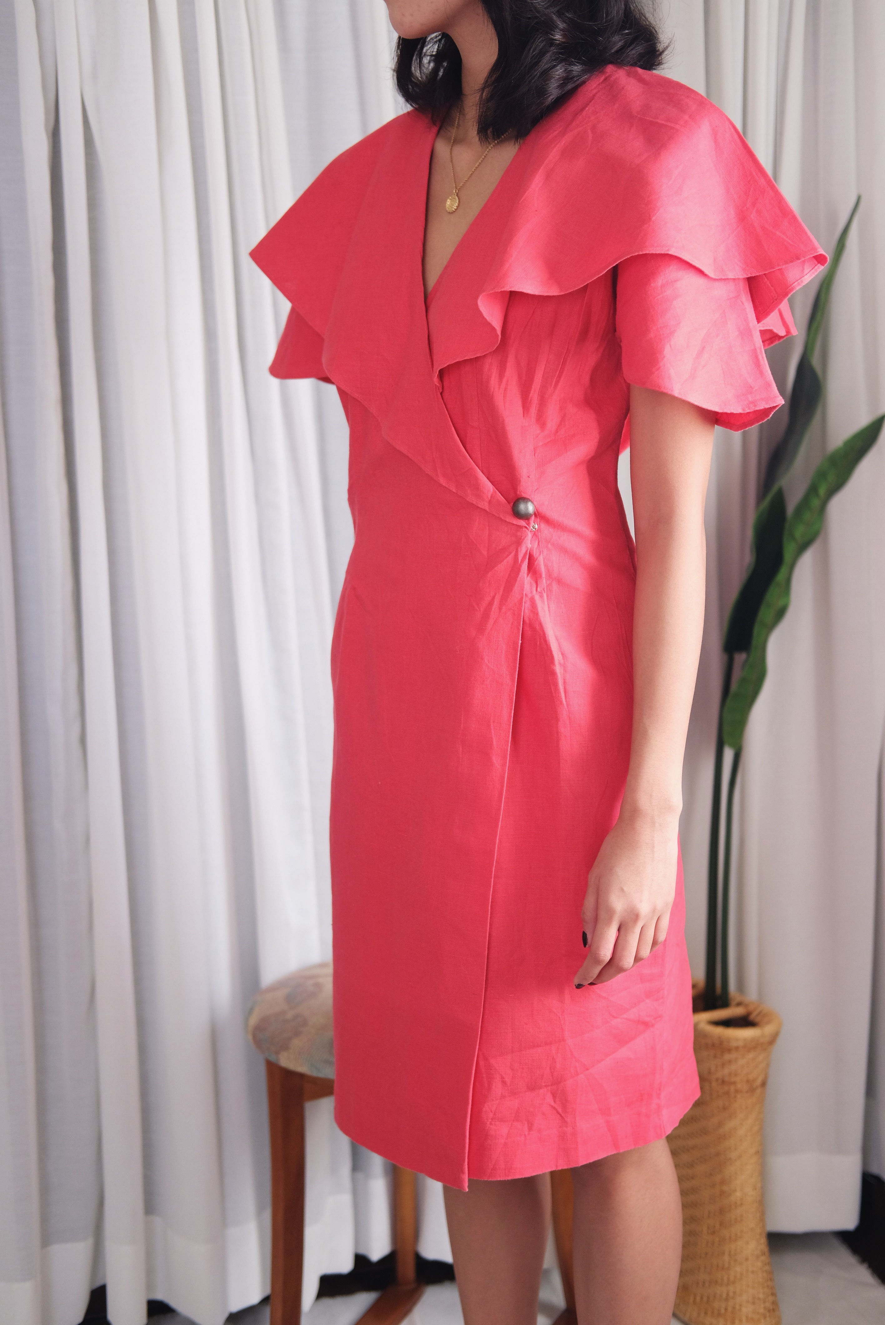 Vintage Ruffle Dress