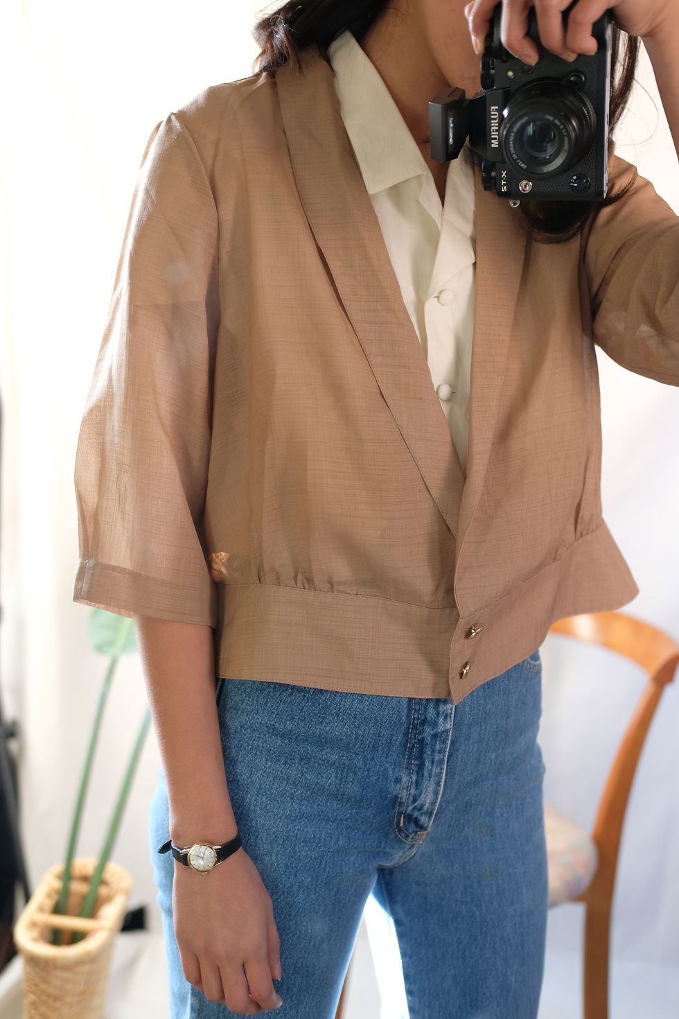 Thumbnail: Camel Vintage Top
