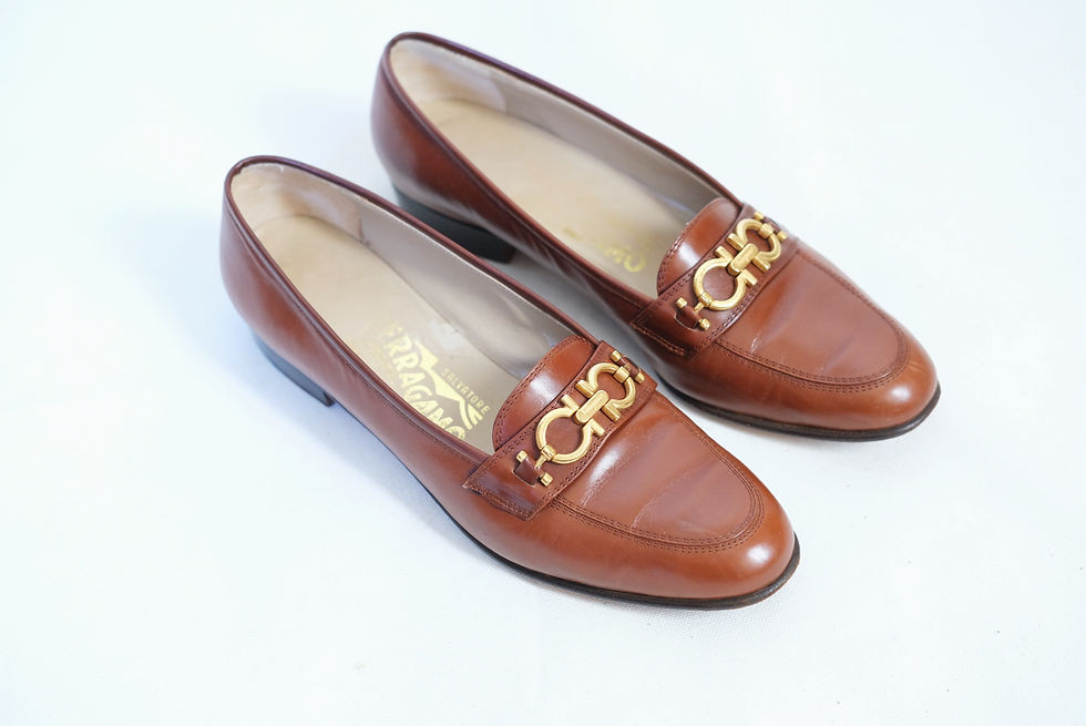 Thumbnail: Vintage Ferragamo Loafers