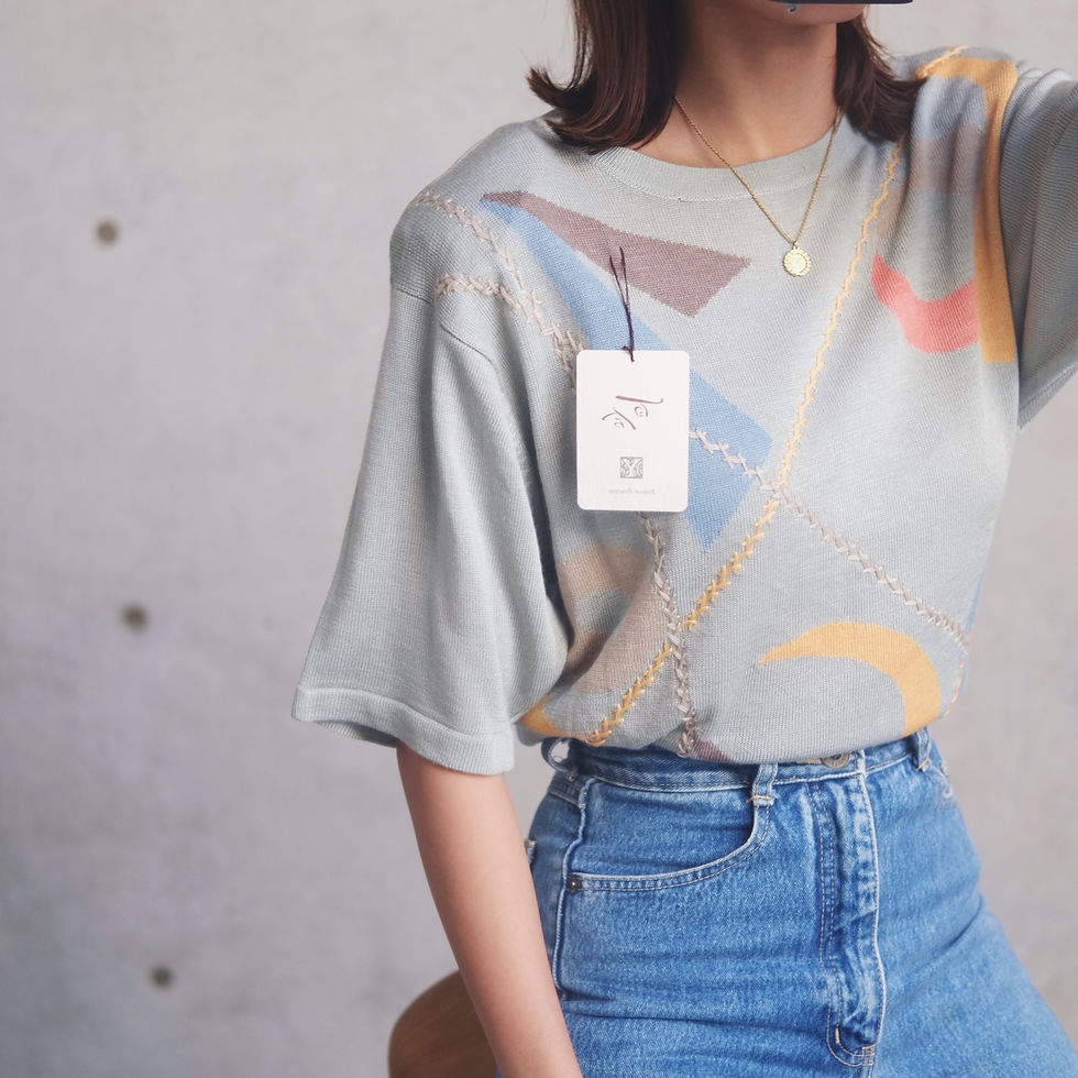 Thumbnail: Vintage Knitted Top