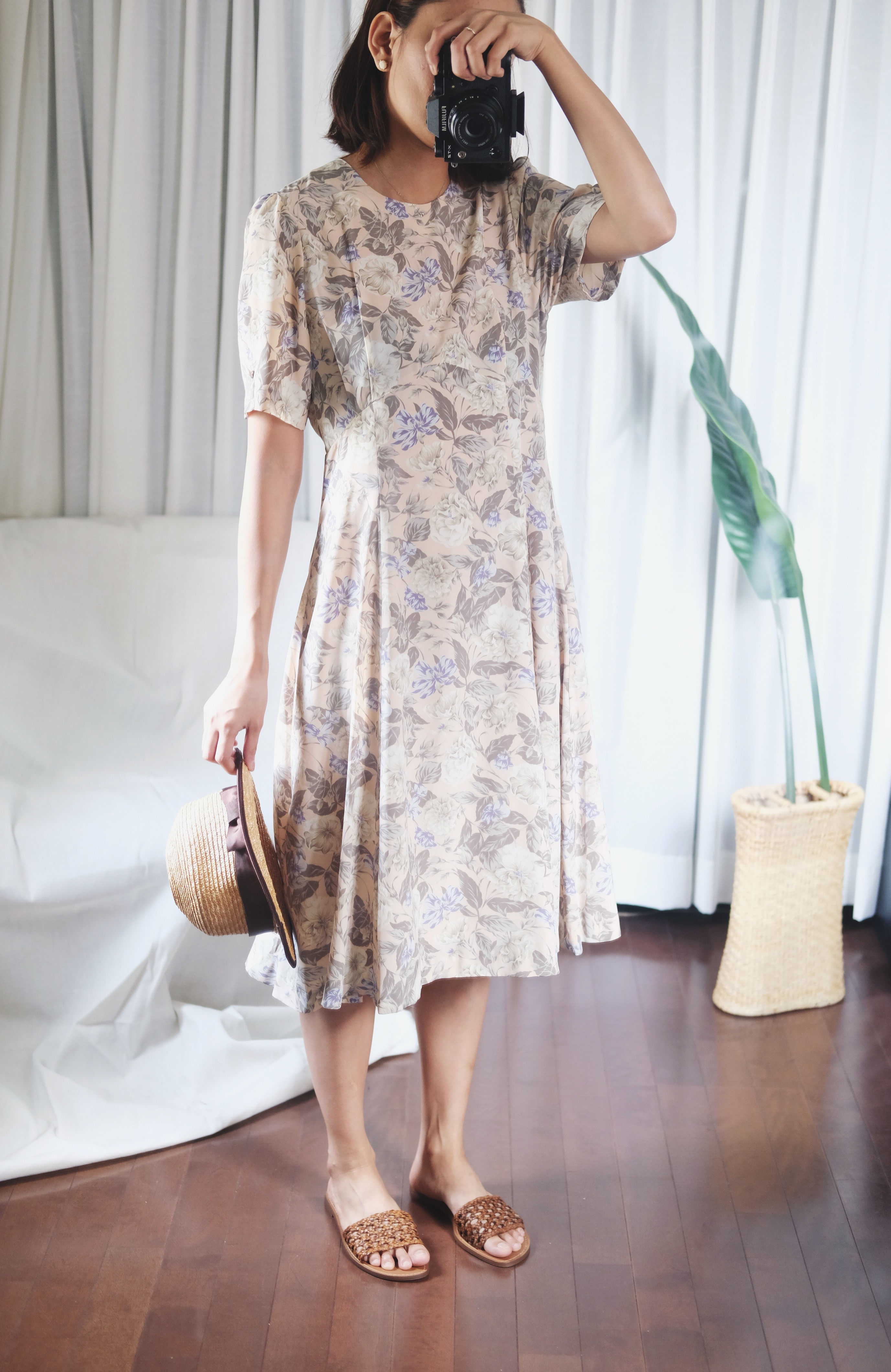 Vintage Floral Dress