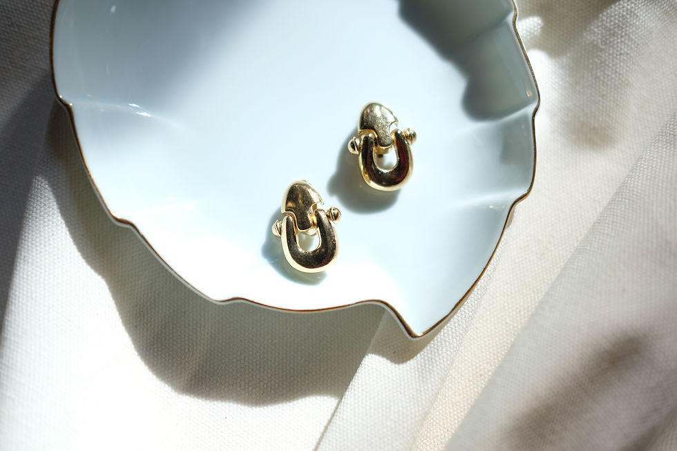Thumbnail: Givenchy Vintage Clip On Earrings