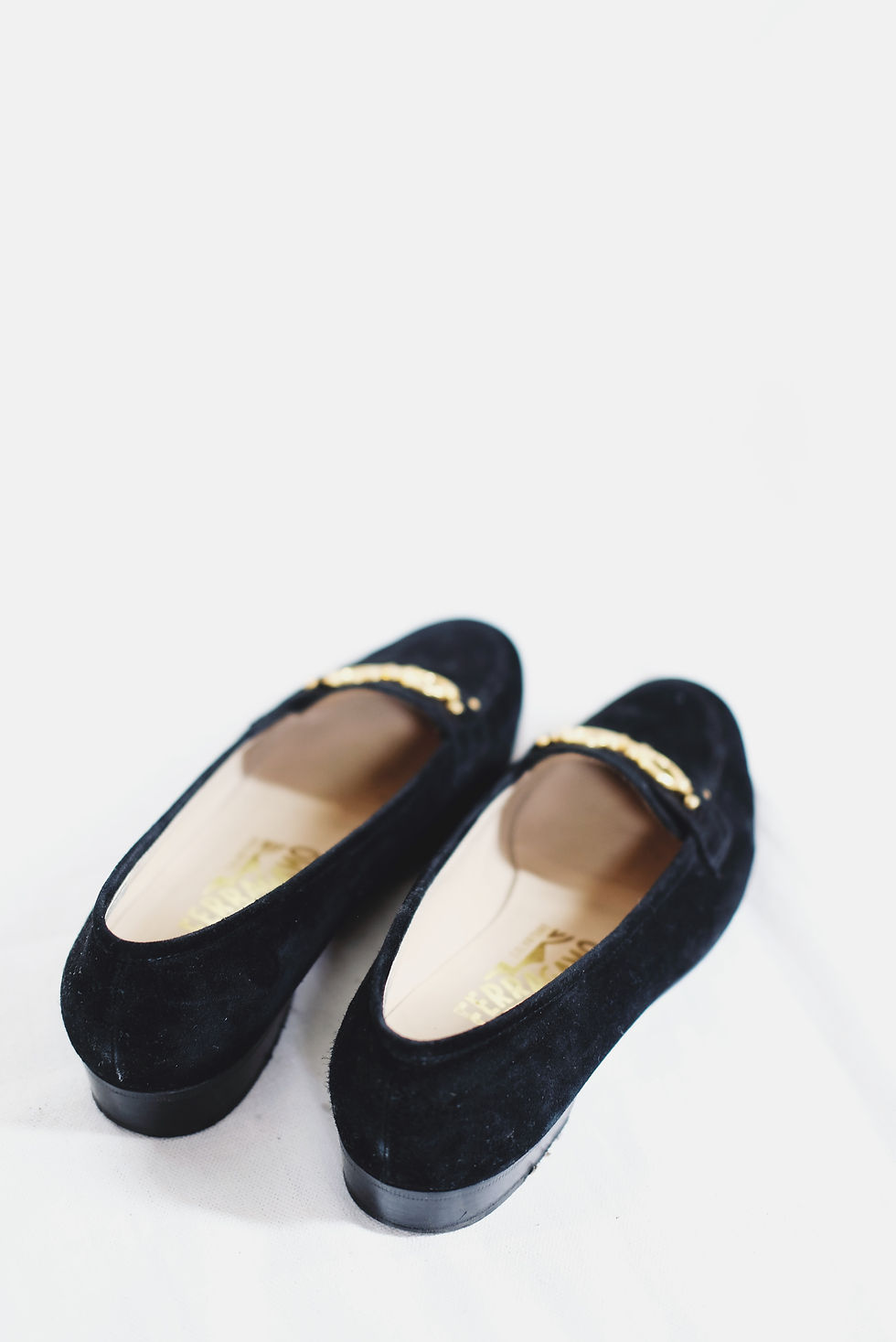 Thumbnail: Suede Ferragamo loafers