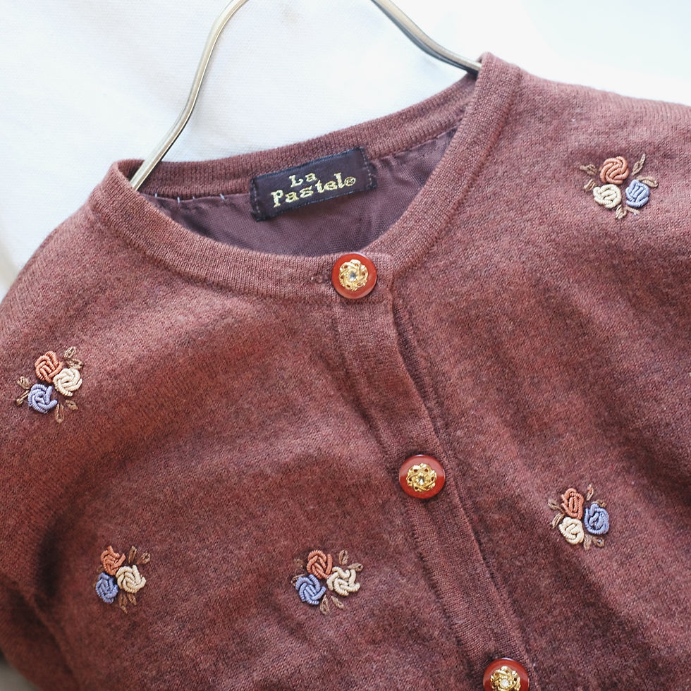 Thumbnail: Vintage Embroidered Cardigan