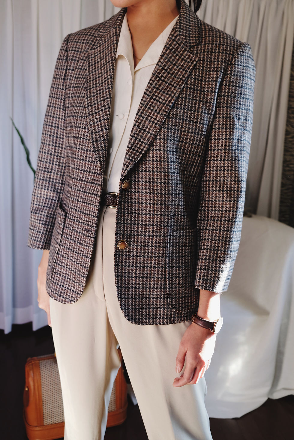 Thumbnail: Vintage Checkered Blazer