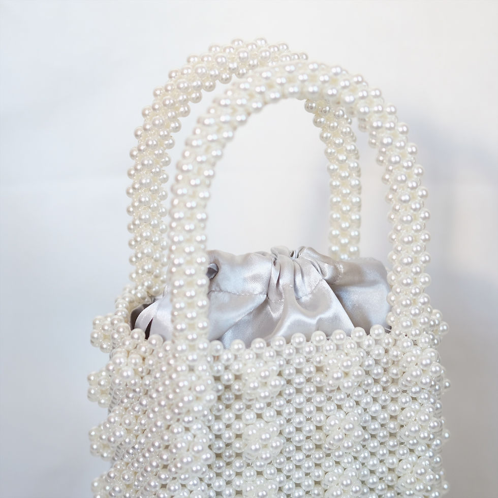 Thumbnail: Faux Pearl Handbag