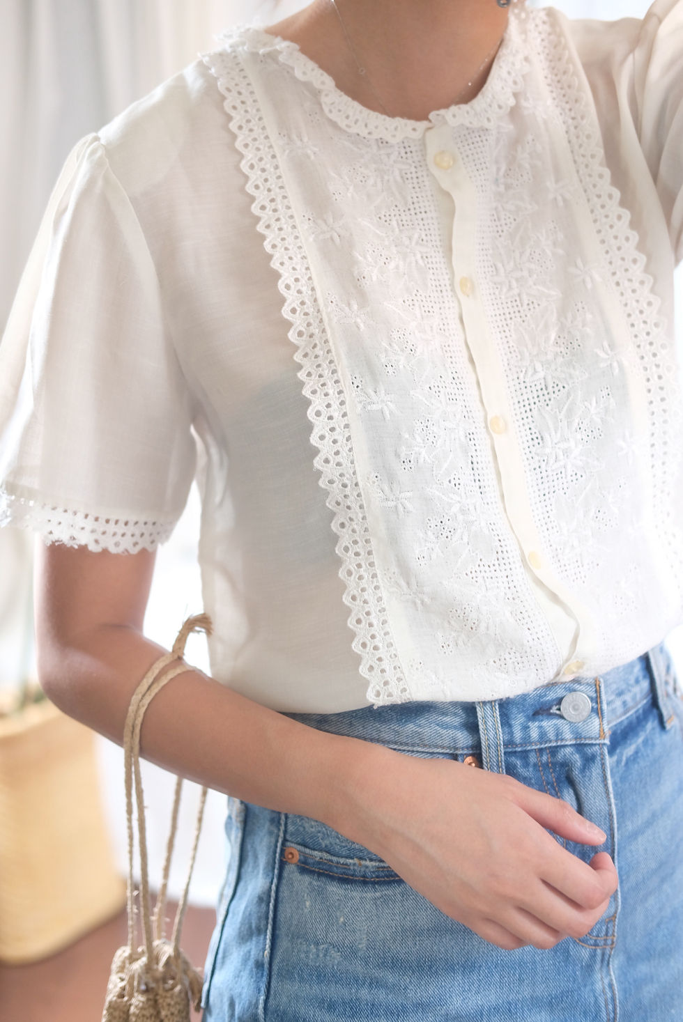 Thumbnail: Vintage Lace Top