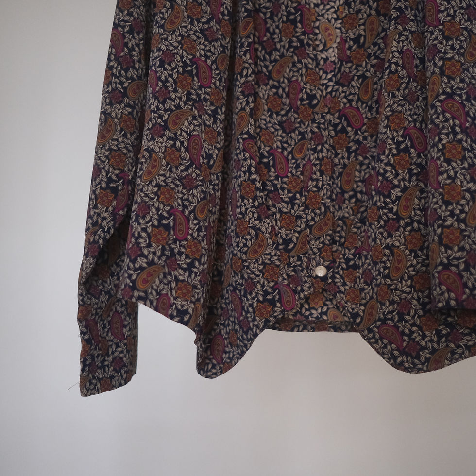 Thumbnail: printed single-button blouse