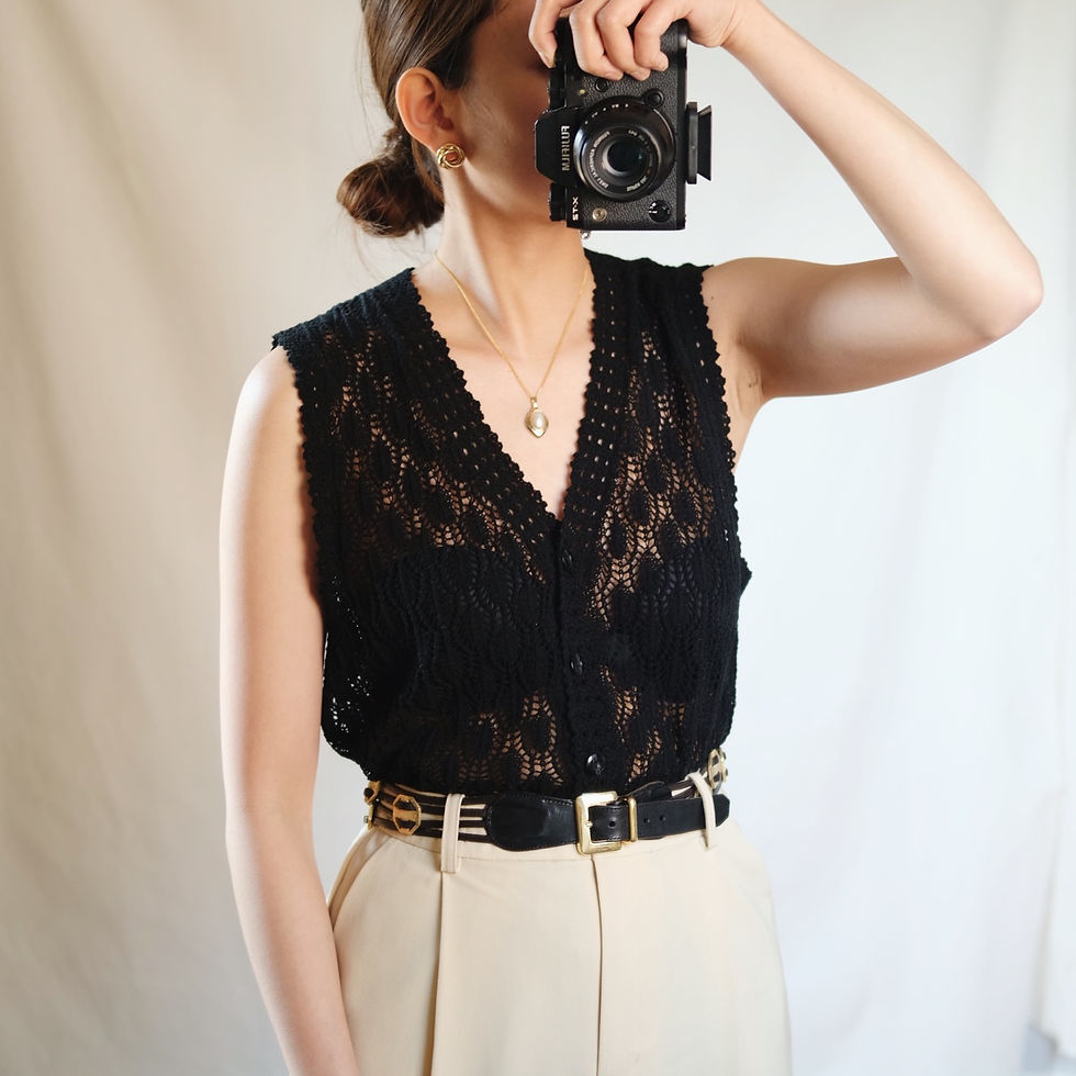 Thumbnail: Vintage Knitted Top