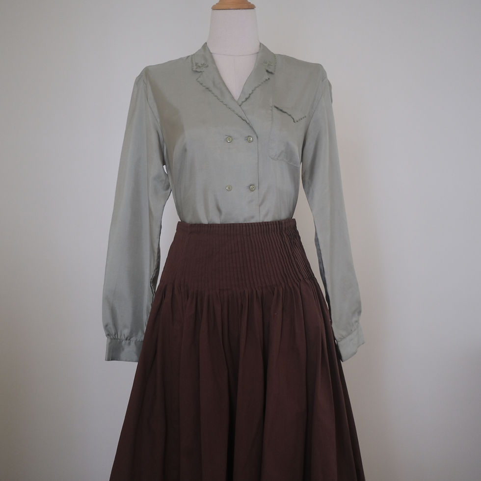 Thumbnail: sage green long sleeves top