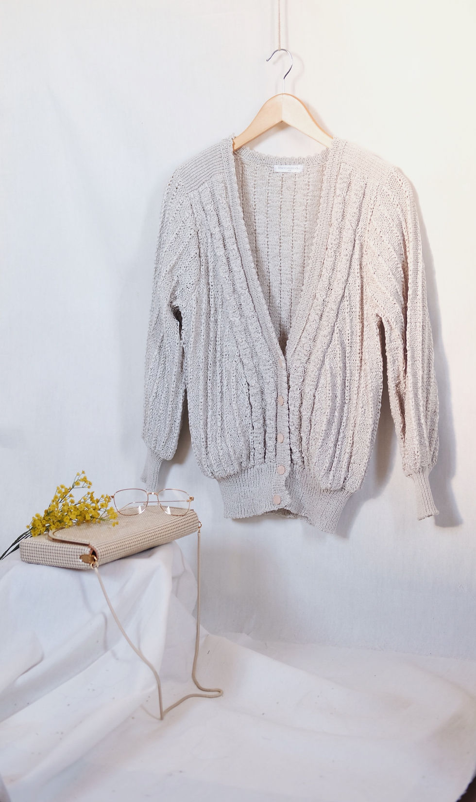 Thumbnail: Vintage Knitted Cardigan