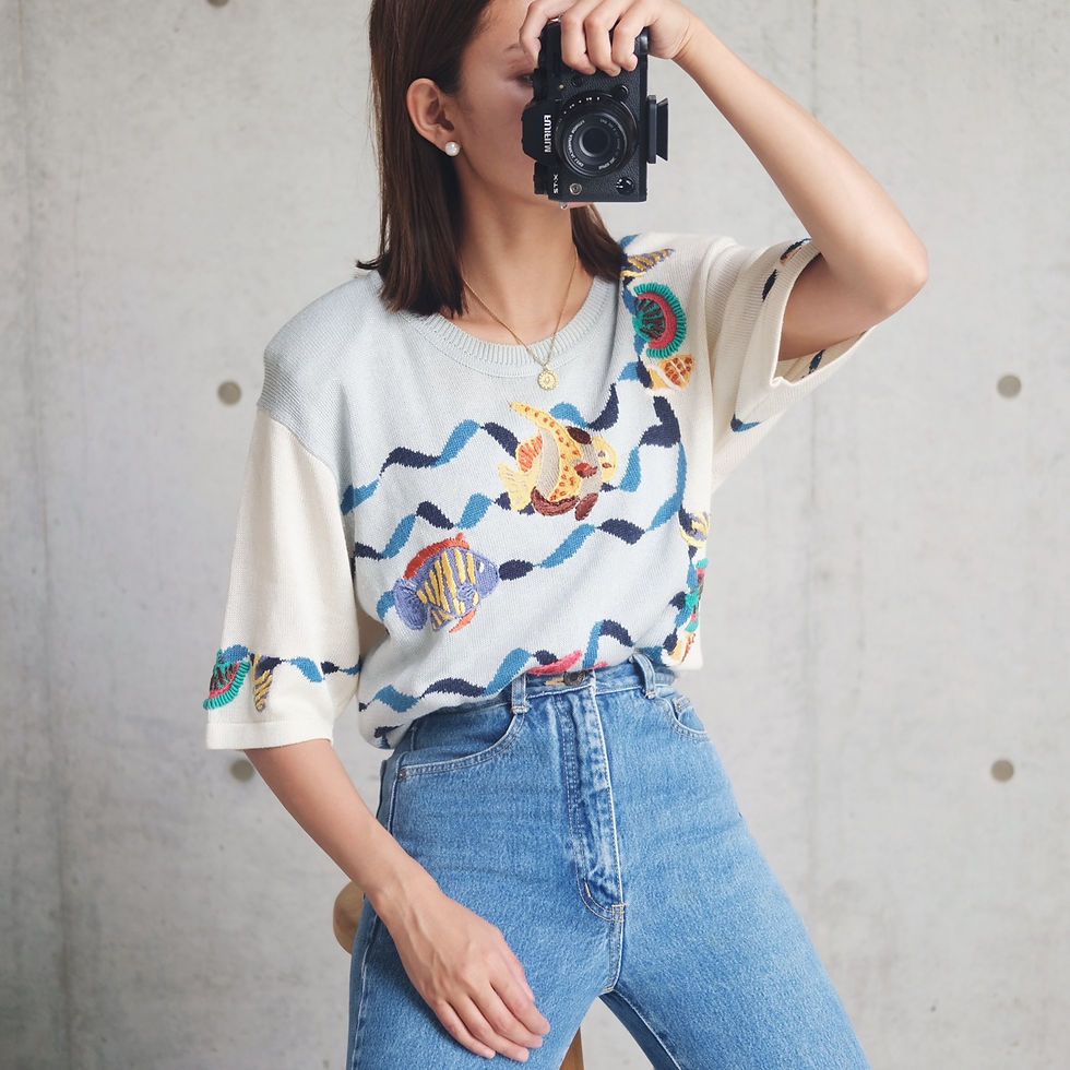 Thumbnail: Vintage Knitted Top