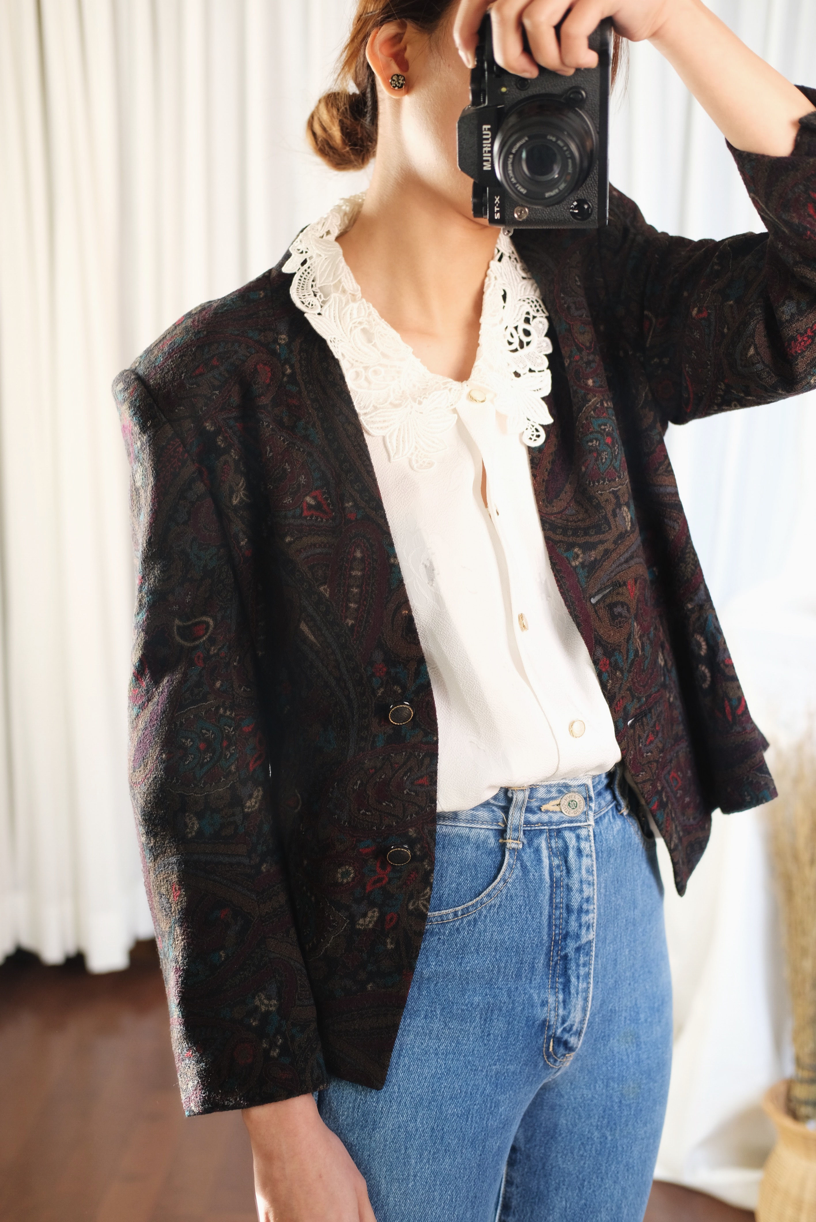 Vintage Paisley Blazer