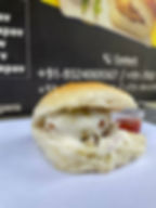 Cheese Burst Chicken Vada Pav