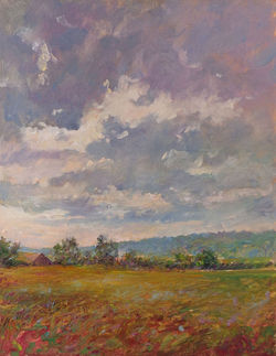 Sunset and Clouds at Hameau Farm