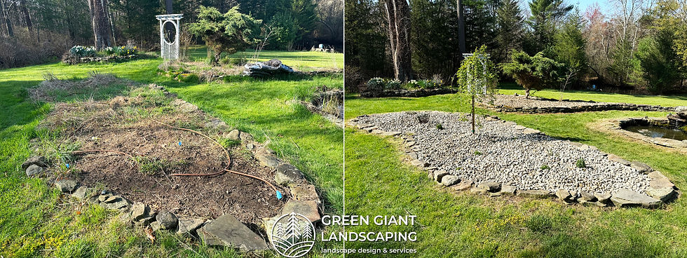 home backyard designs by Green Giant Landscaping Massachusetts