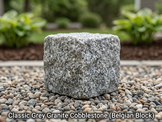 Classic Grey Granite Cobblestone (Belgian Block)