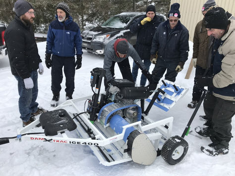 Du super beau ski à faire grâce au conditionneur à neige!