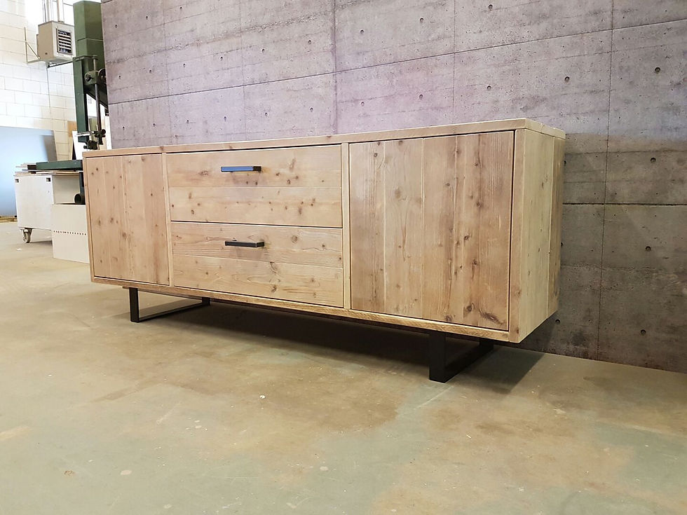 Buffet ISTANBUL 2 portes battantes 2 tiroirs L230