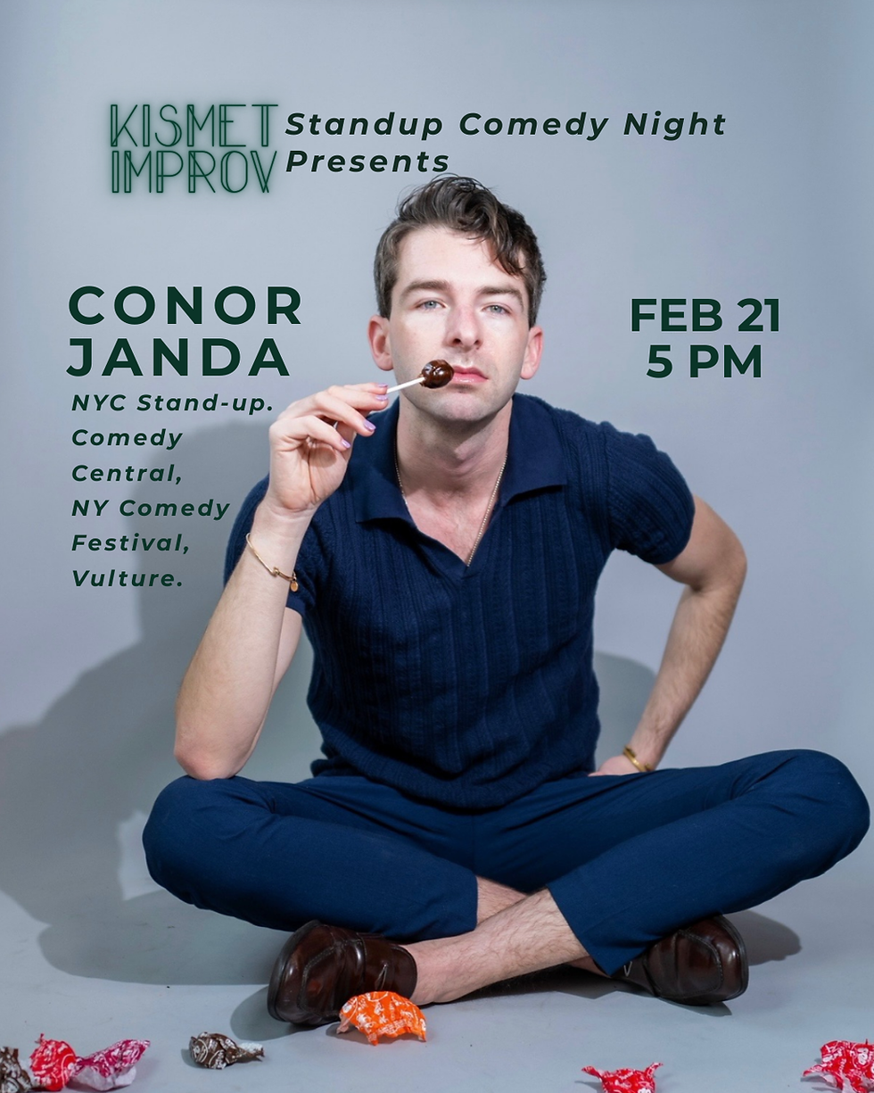 CONOR JANDA at 5pm!