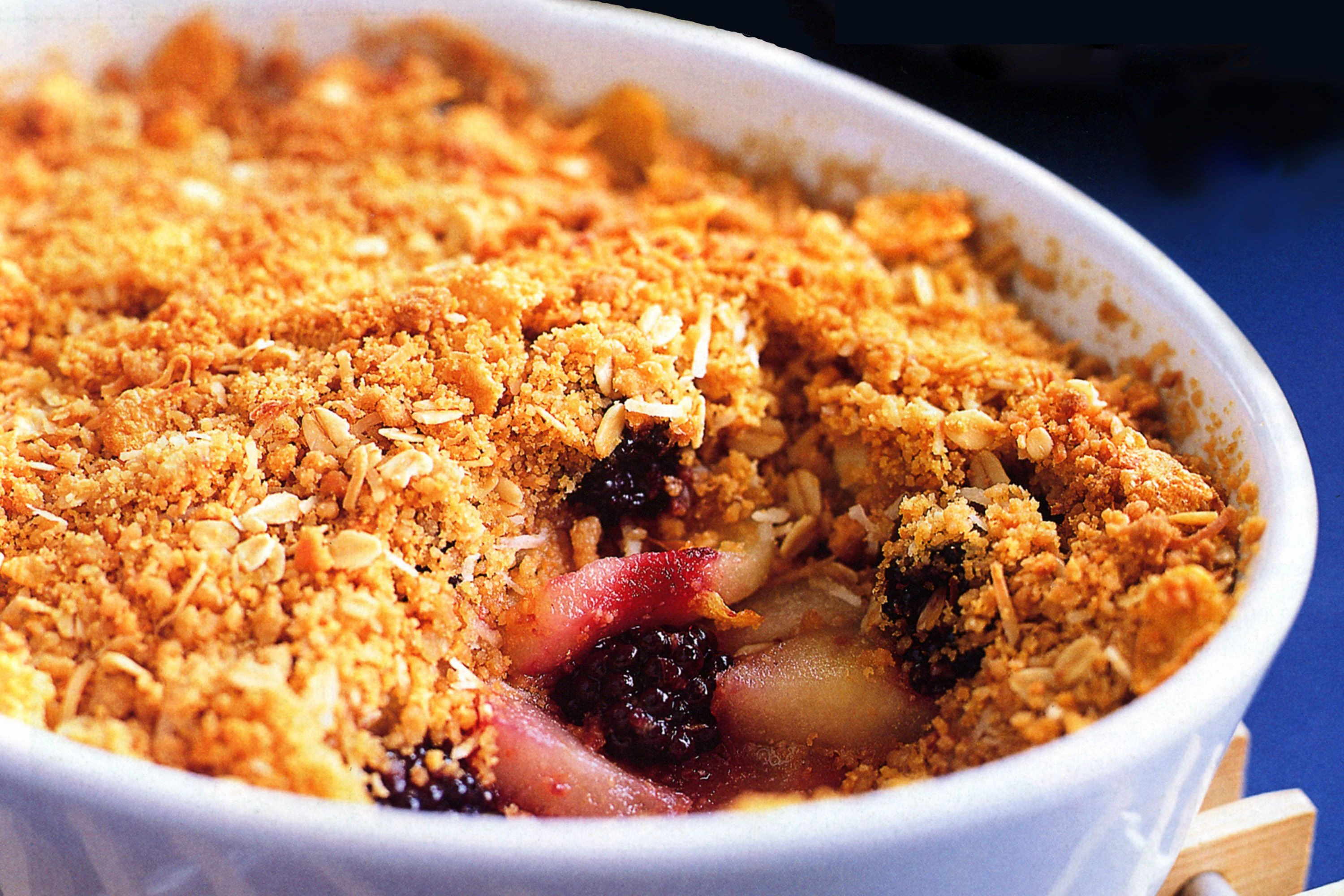 Apple & Blackberry  Crumble(gf) Nuts & Seeds