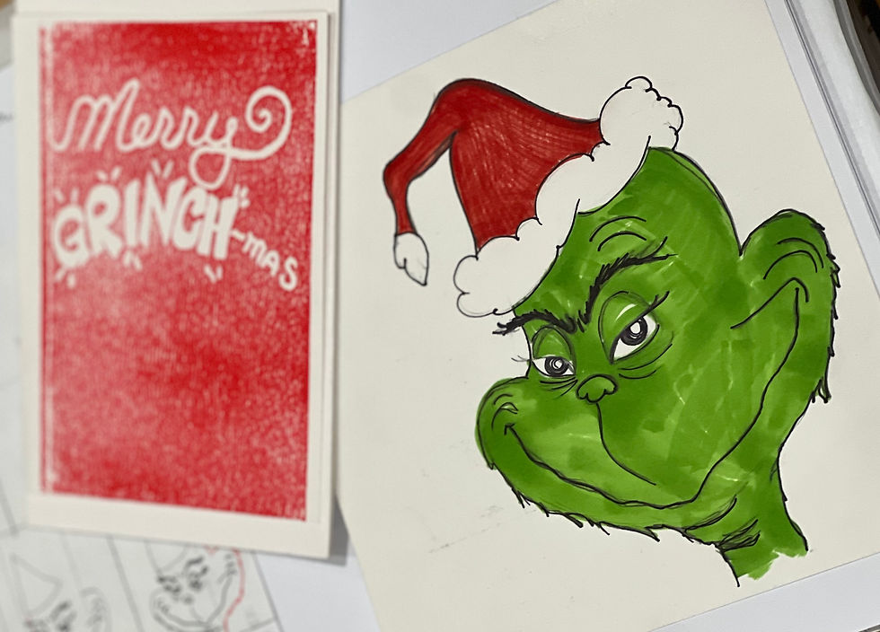 Block Printing Cards FREE* Youth Art Class (ages 12-18) 12/13